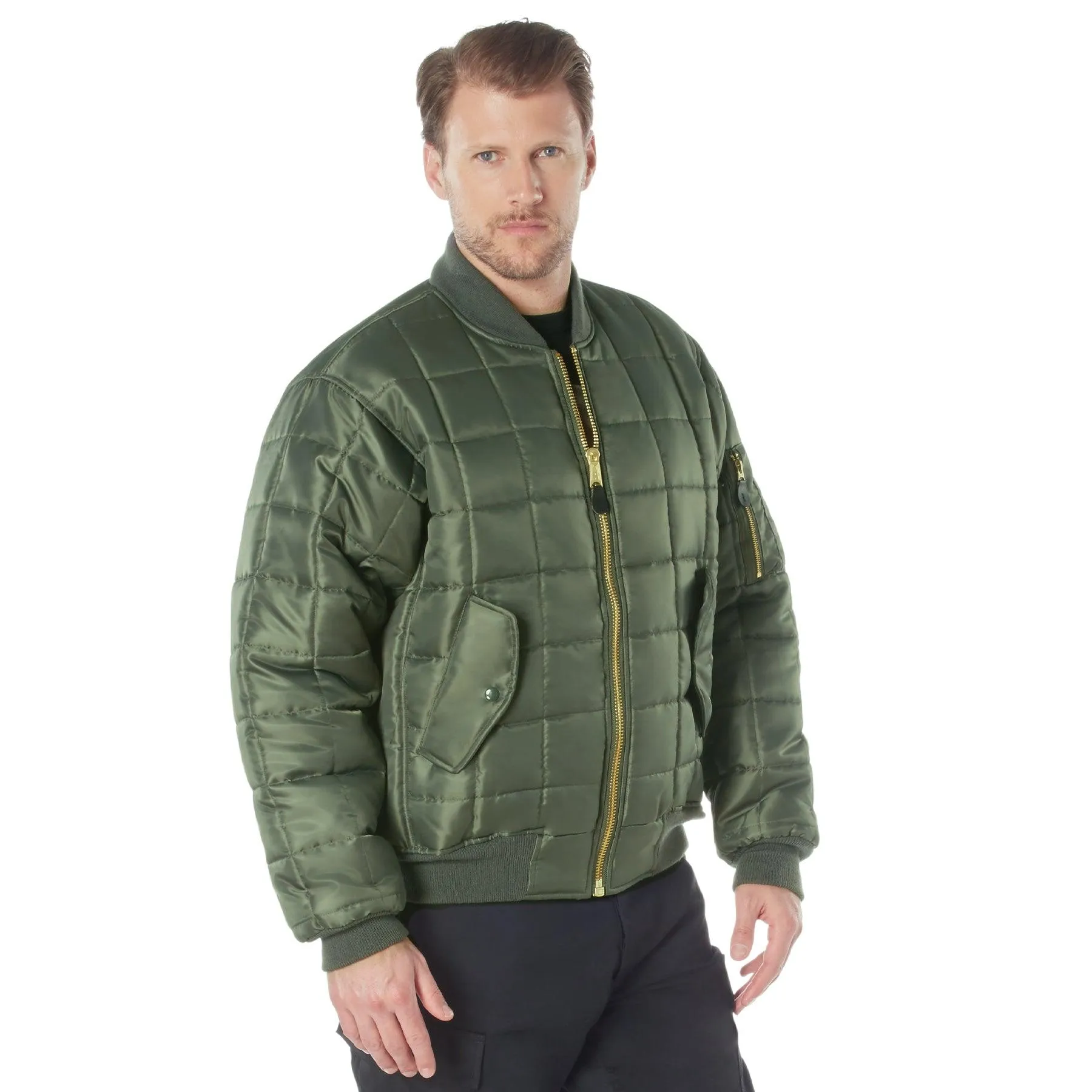 Mens Quilted MA-1 Flight Jacket by Rothco