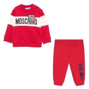 Moschino Baby Boys Preppy Red Ensemble