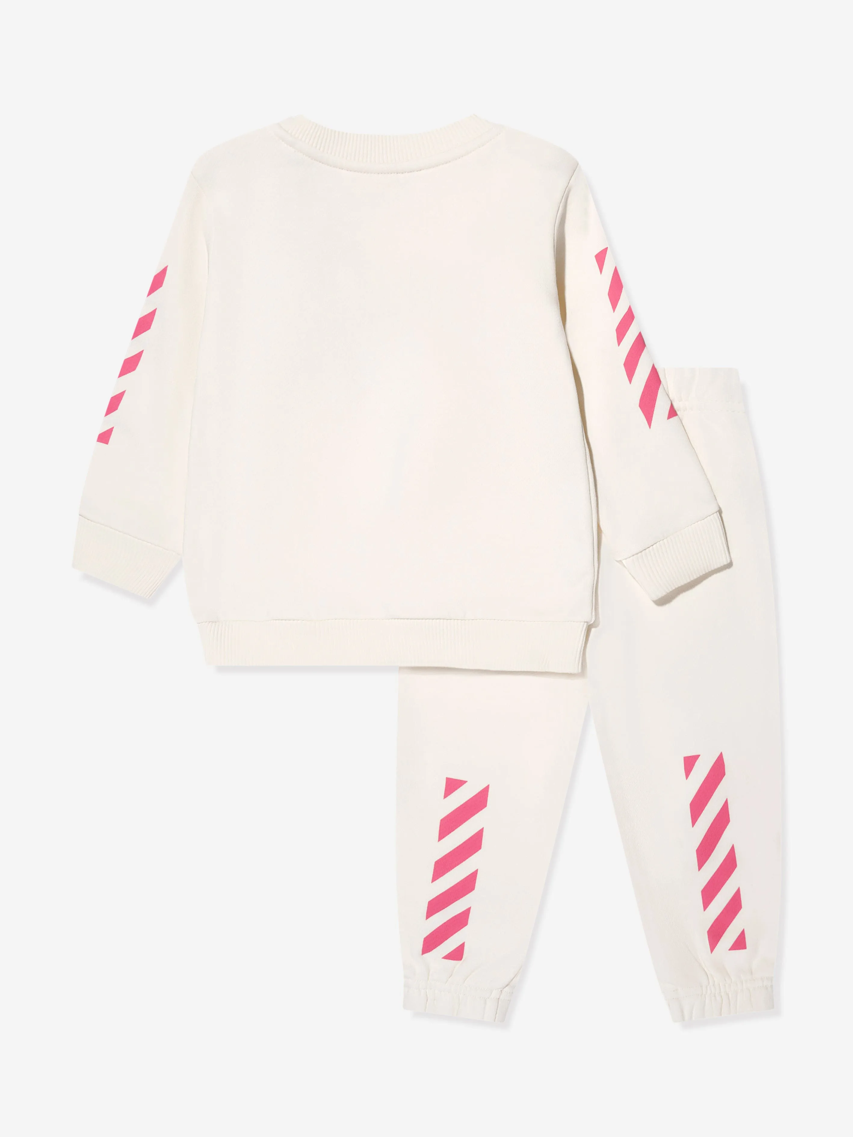 Off-White Baby Girls Bookish Diag Tracksuit in Ivory