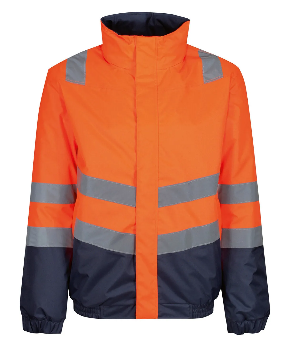 Orange/Navy - Pro hi-vis classic bomber jacket