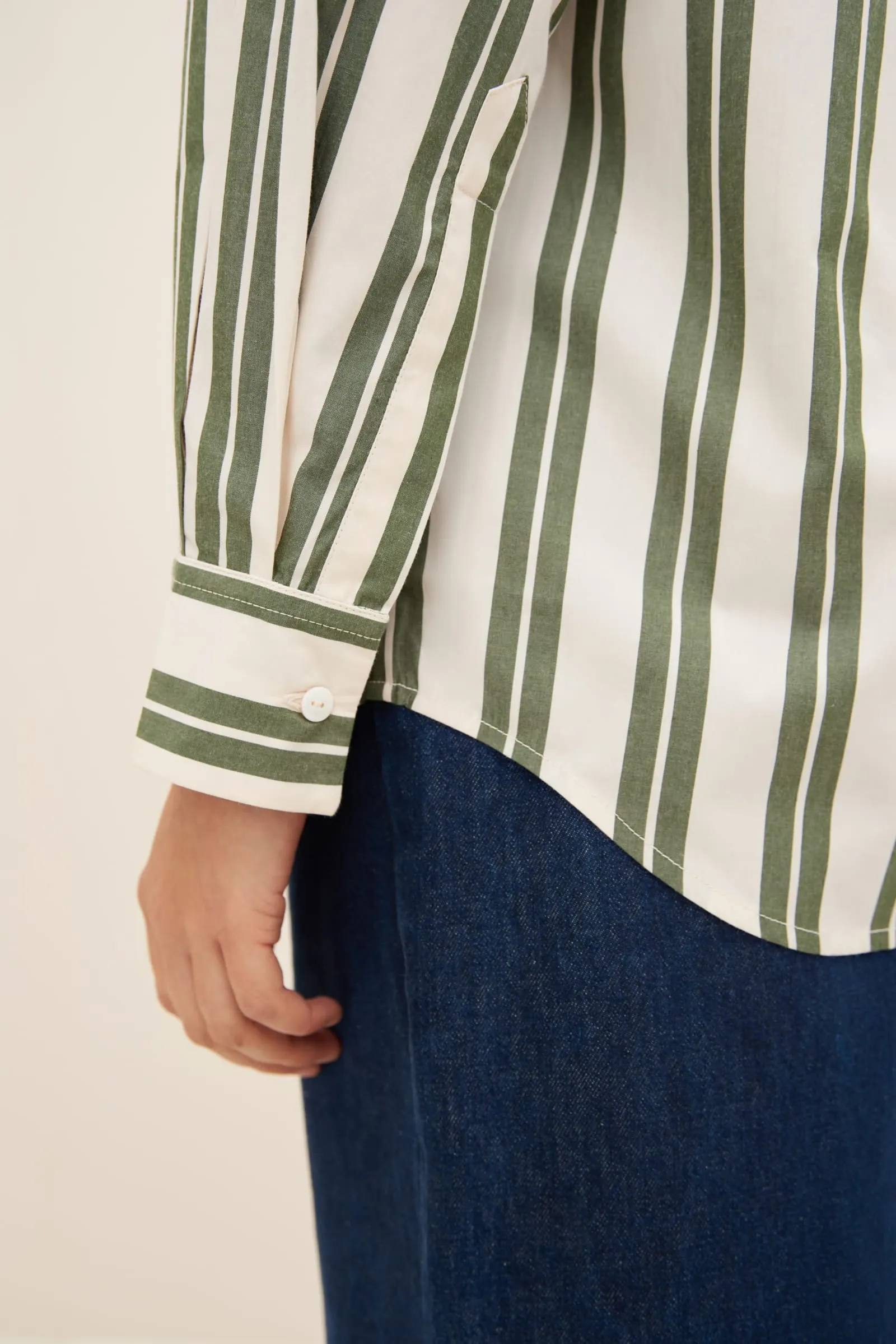 PETRA SHIRT (Forest Stripe)