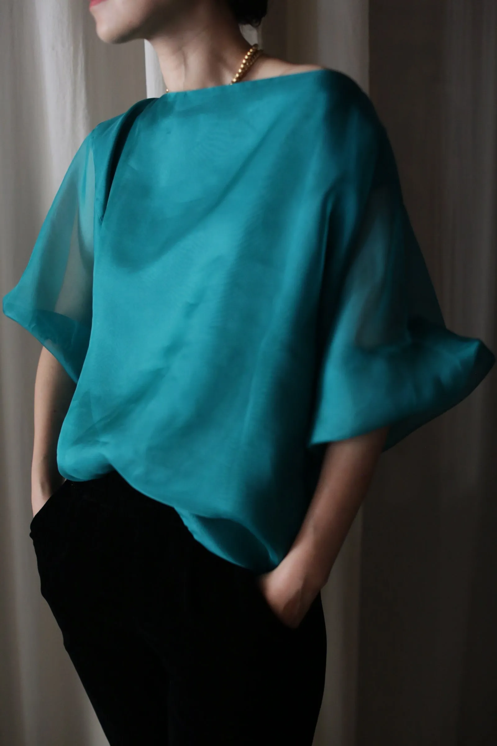 Poppy Top | Royal Jade