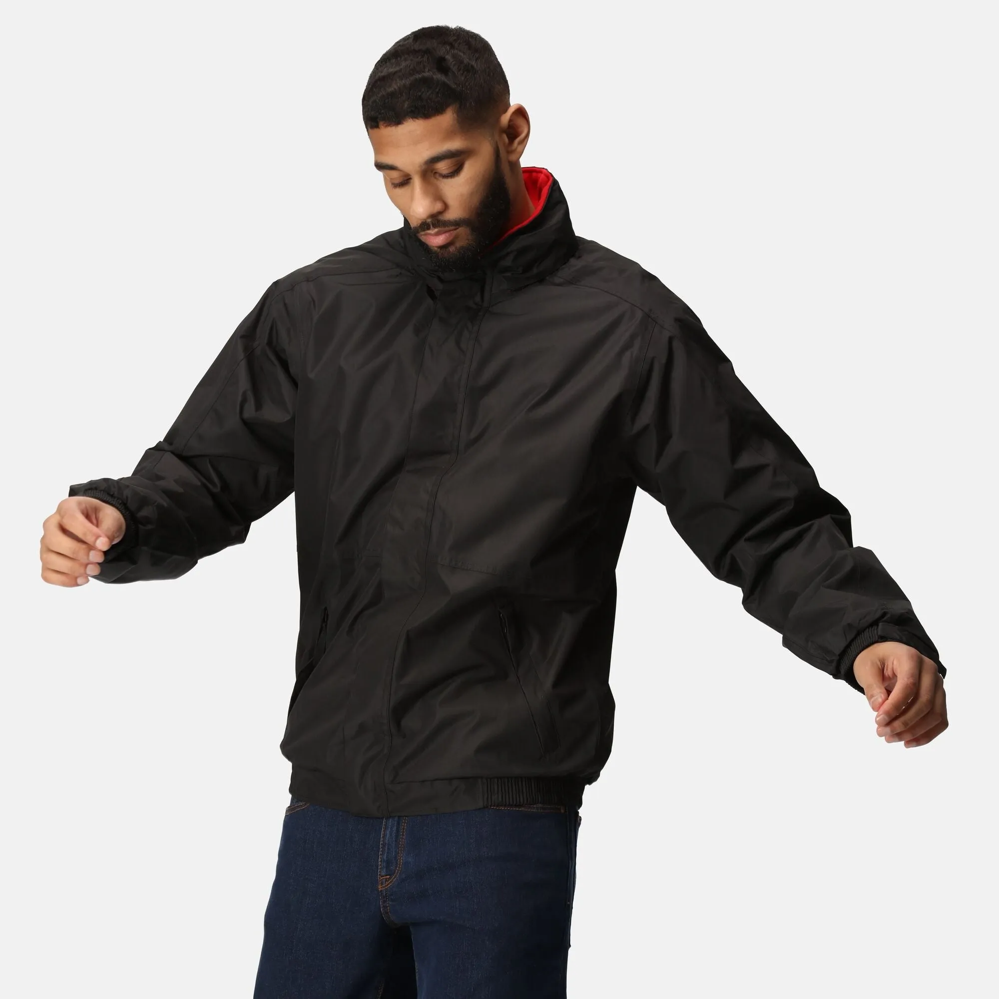 Regatta Mens Dover Fleece Lined Waterproof Bomber Jacket