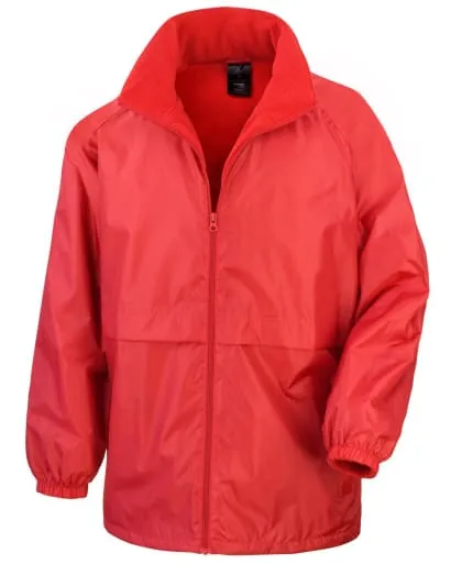 Result Core Fleece Lined Lightweight Waterproof Jacket-R203X