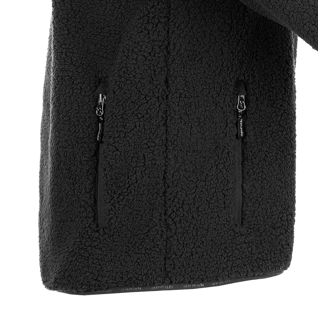 Sherpa Fleece Jacket for Men (Black)