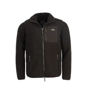 Sherpa Fleece Jacket for Men (Black)