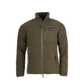 Sherpa Fleece Jacket for Men (Olive)