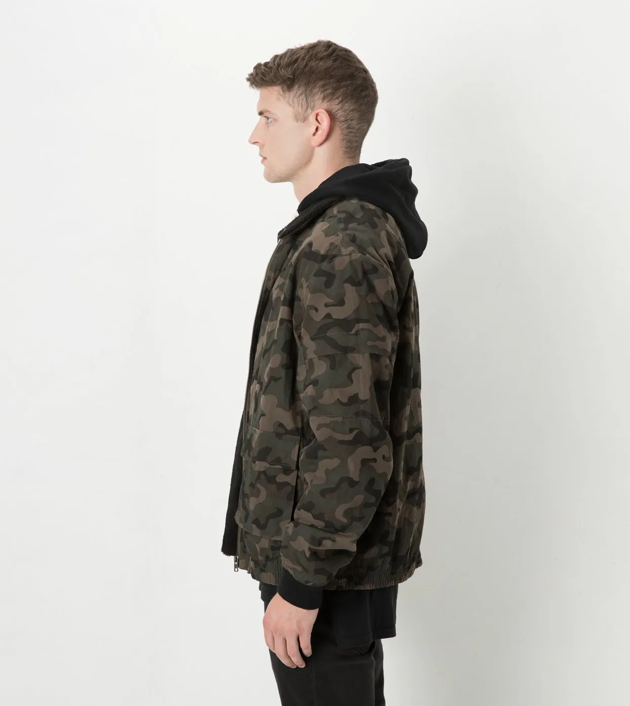 Sherpa Jacket Dark Camo - Sale