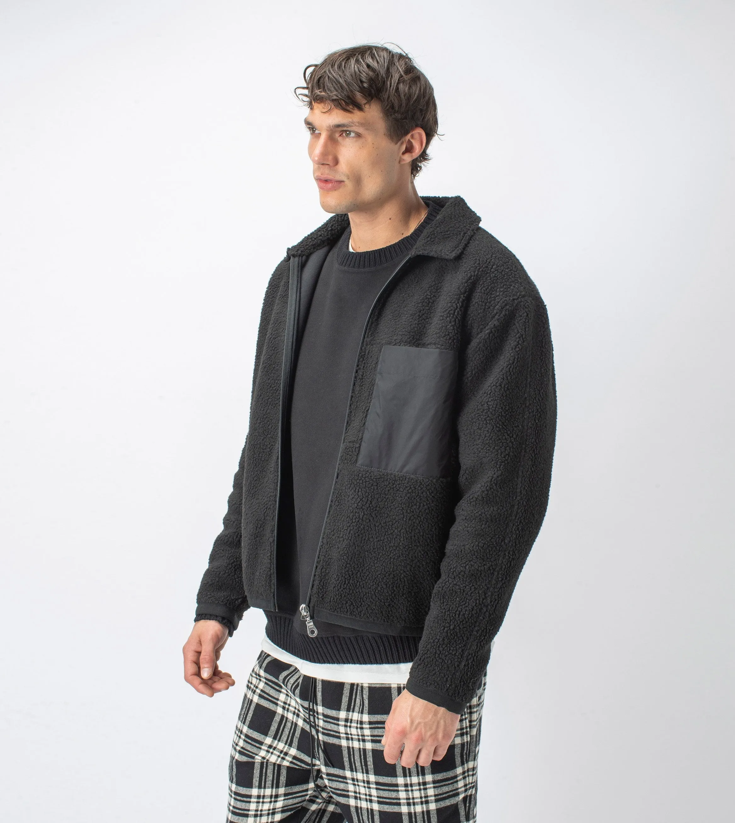 Sherpa Liner Jacket Black