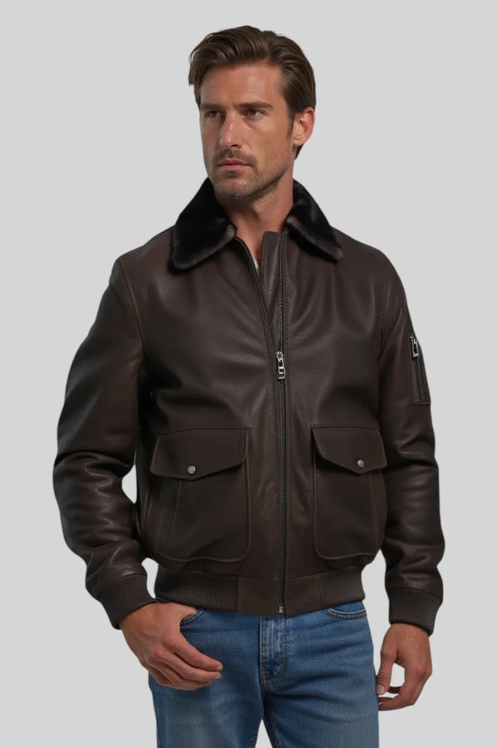 Silvano Shearling B-3 Bomber