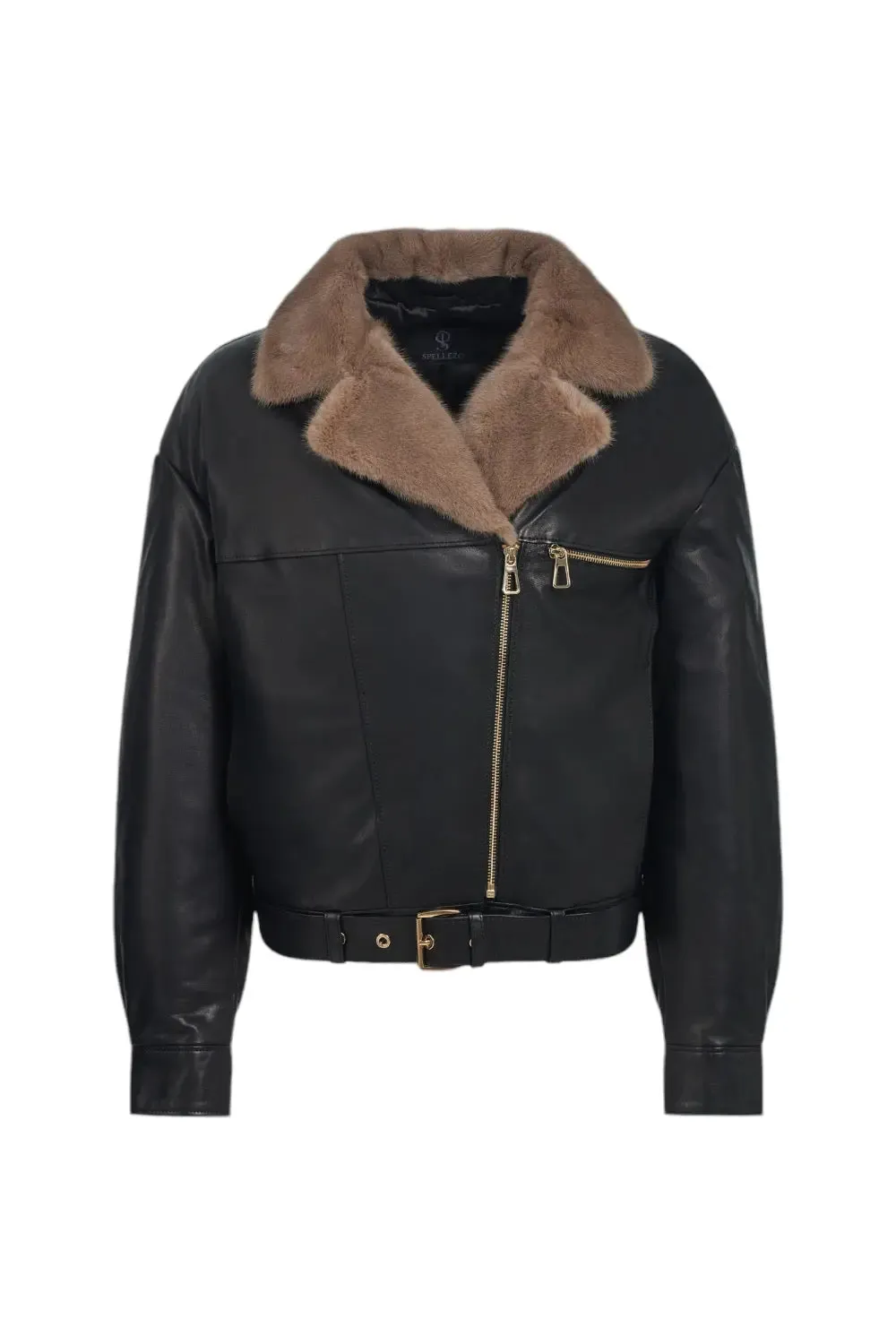 Sophie Classic Leather Bomber