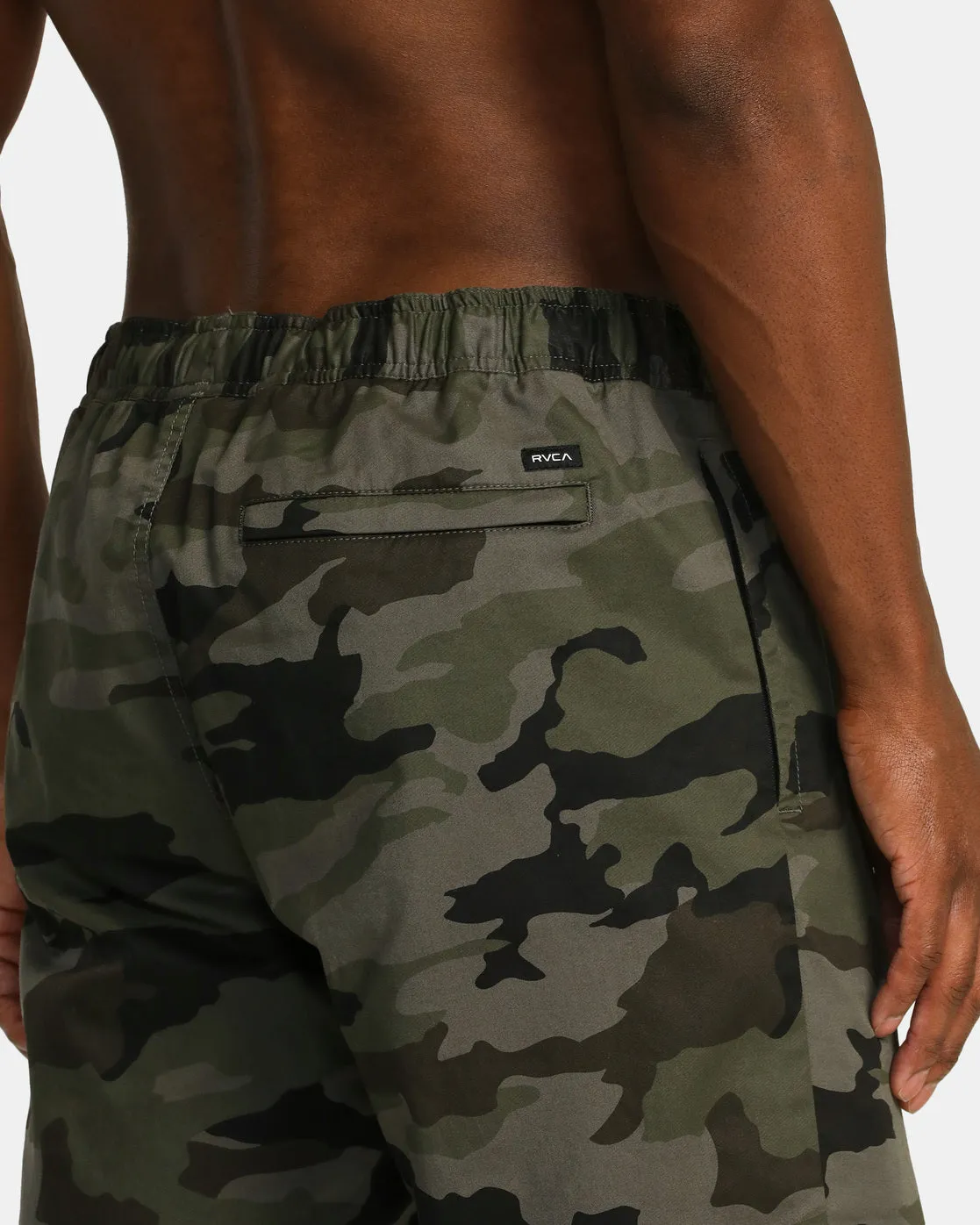 Spectrum Cuffed Track Pants - Green Camo Iii