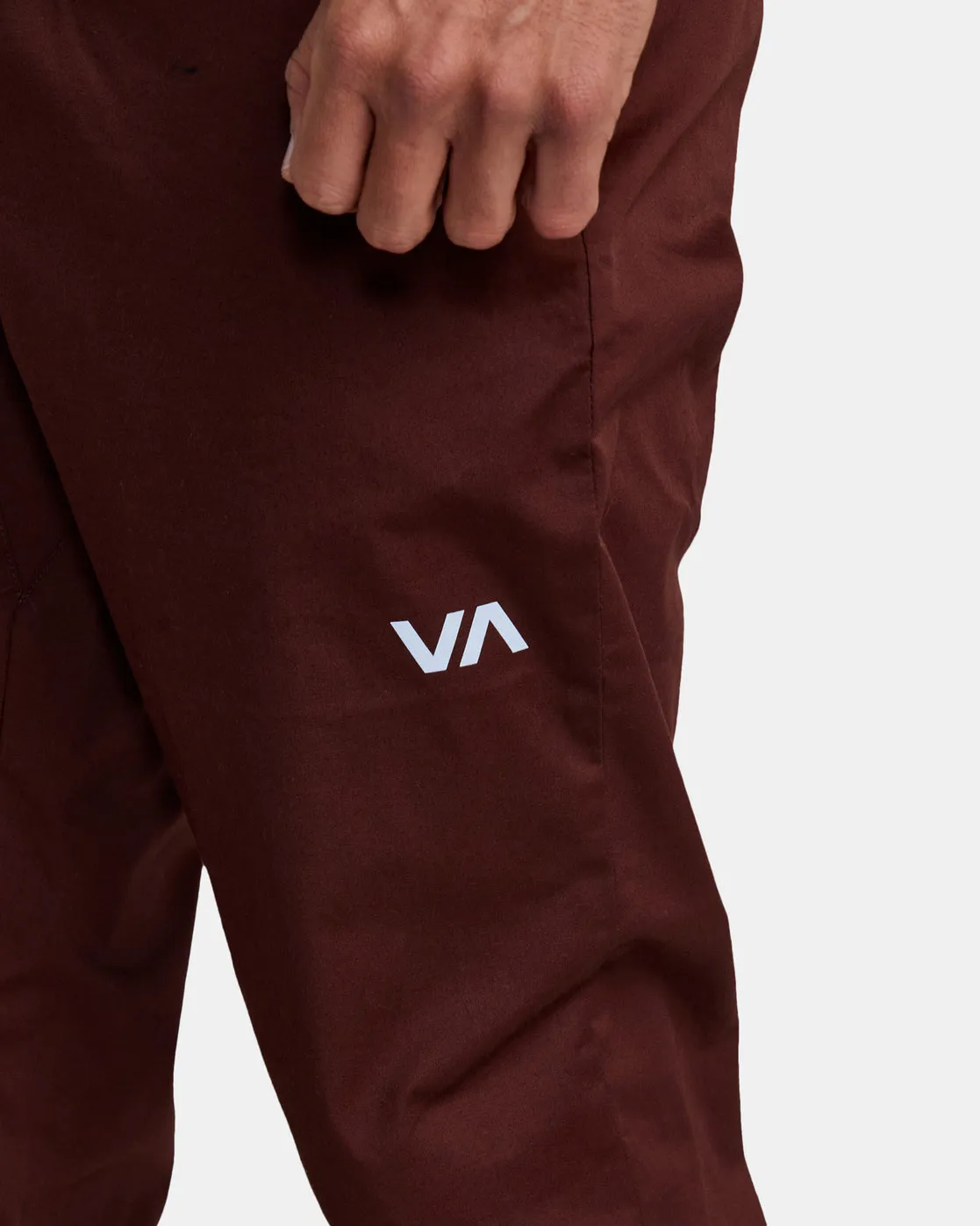 Spectrum Cuffed Track Pants - Mahogany