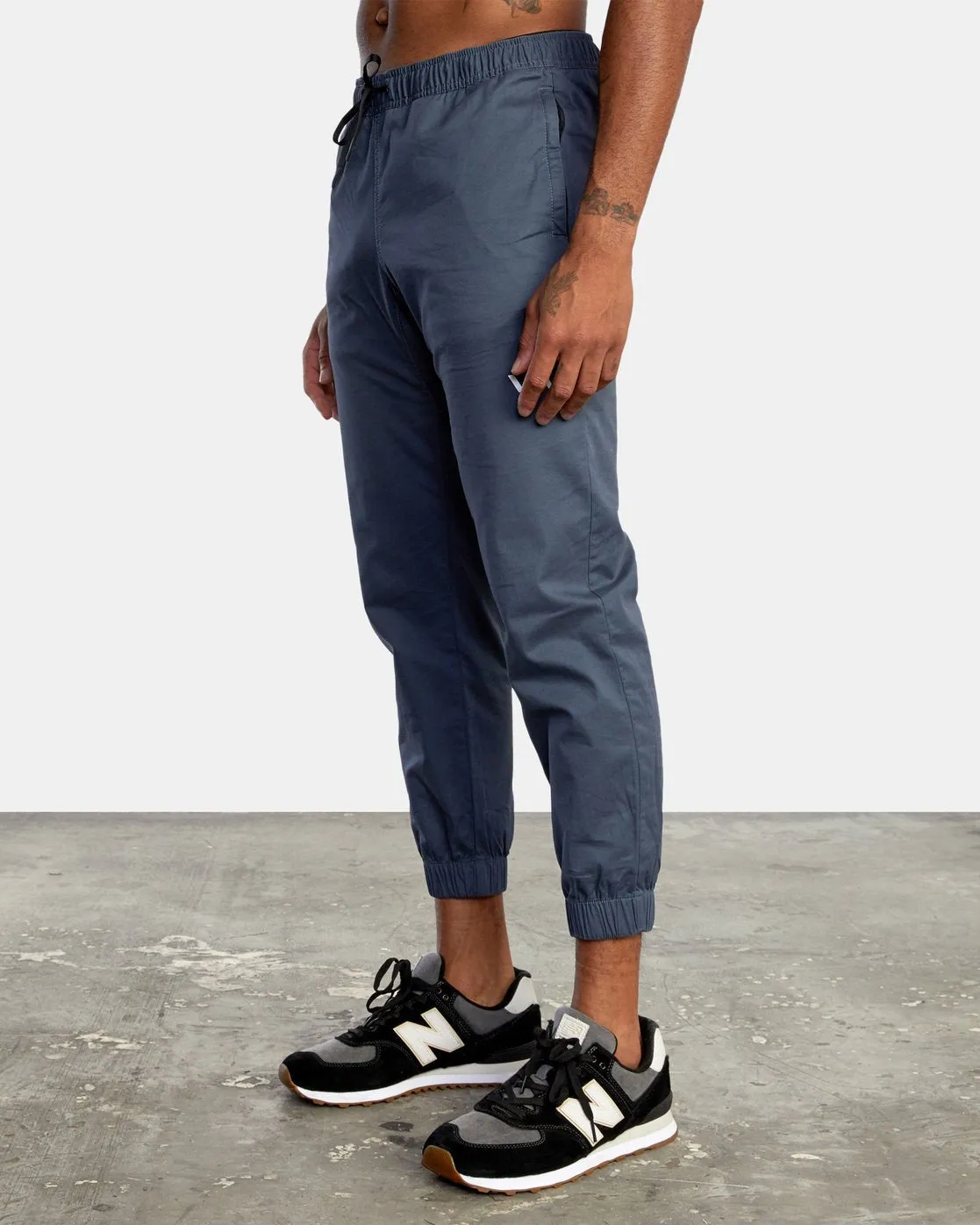 Spectrum Cuffed Track Pants - Ombre Blue