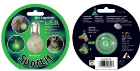 SpotLit Green L.E.D. Carabiner Light