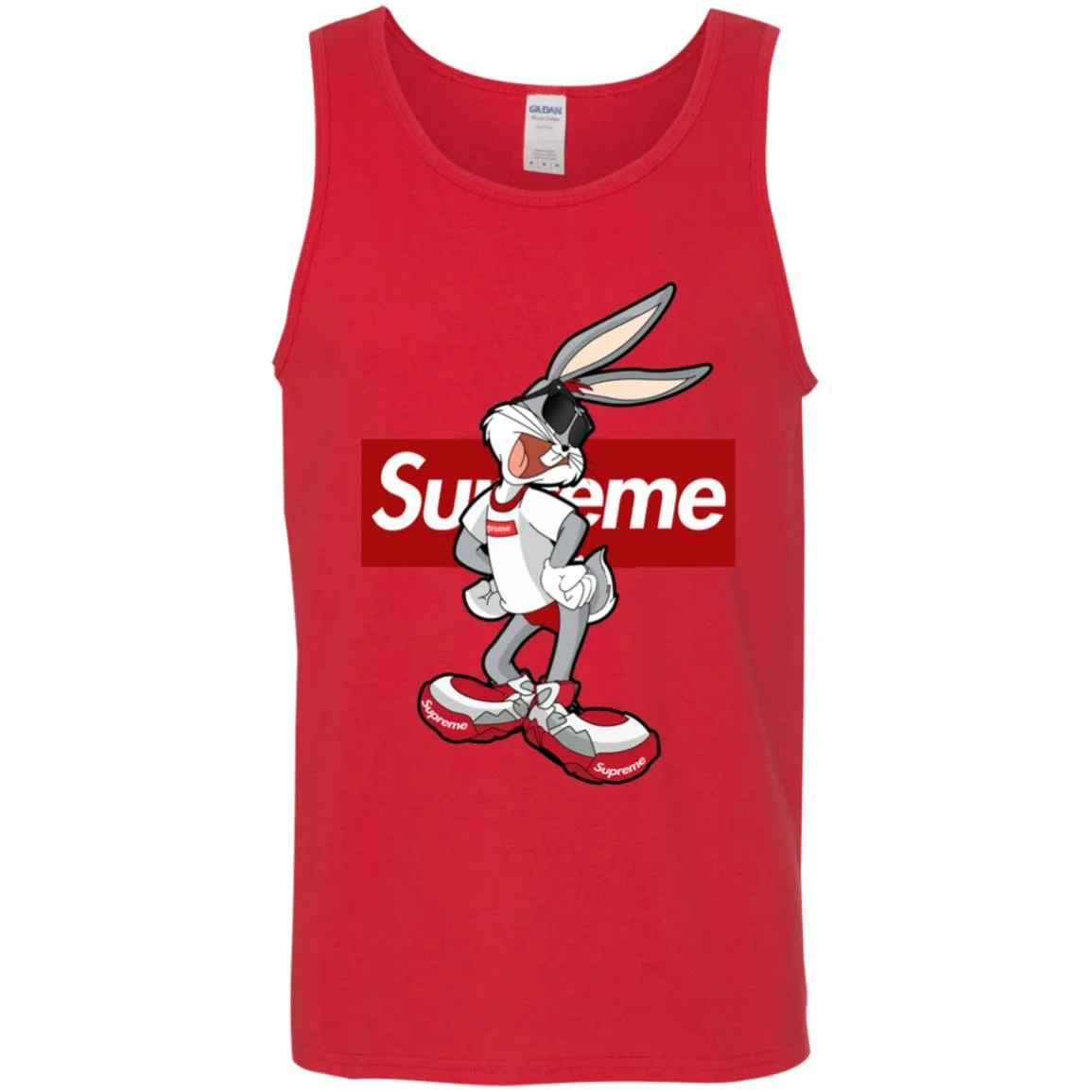 Supreme Rabbit T Shirt Men Cotton Tank