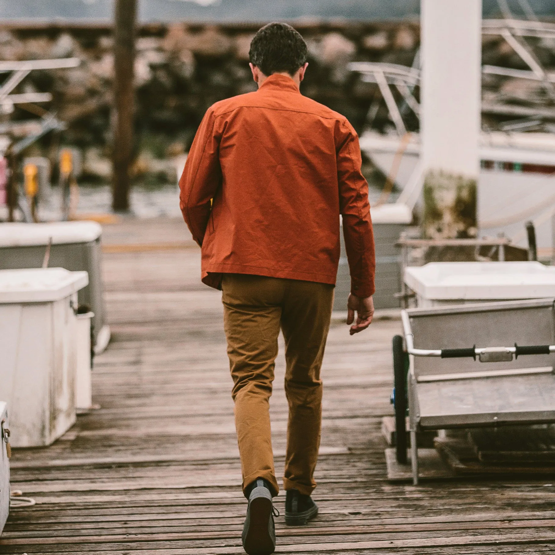 The Bomber Jacket in Rust