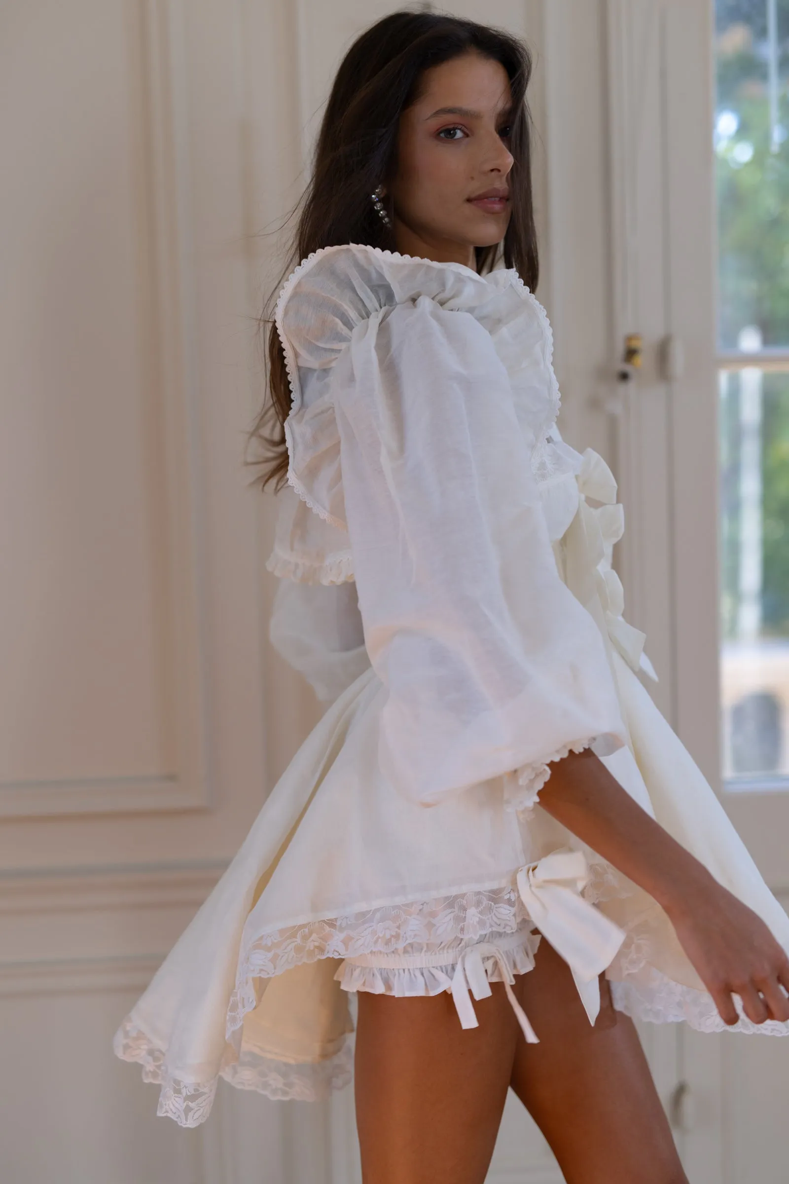 The Ivory Organdy Cake Shop Dress