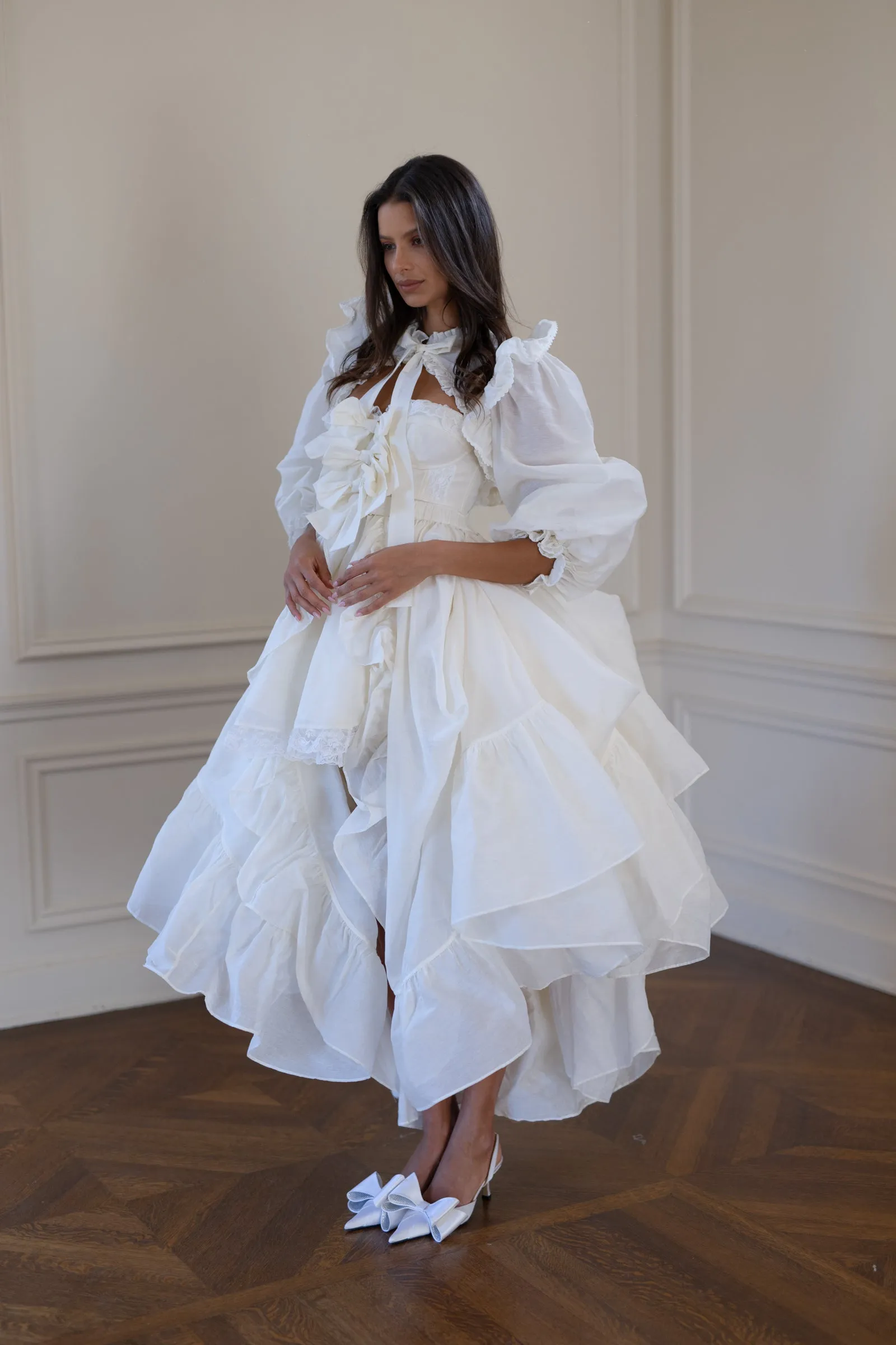 The Ivory Organdy Cake Shop Dress