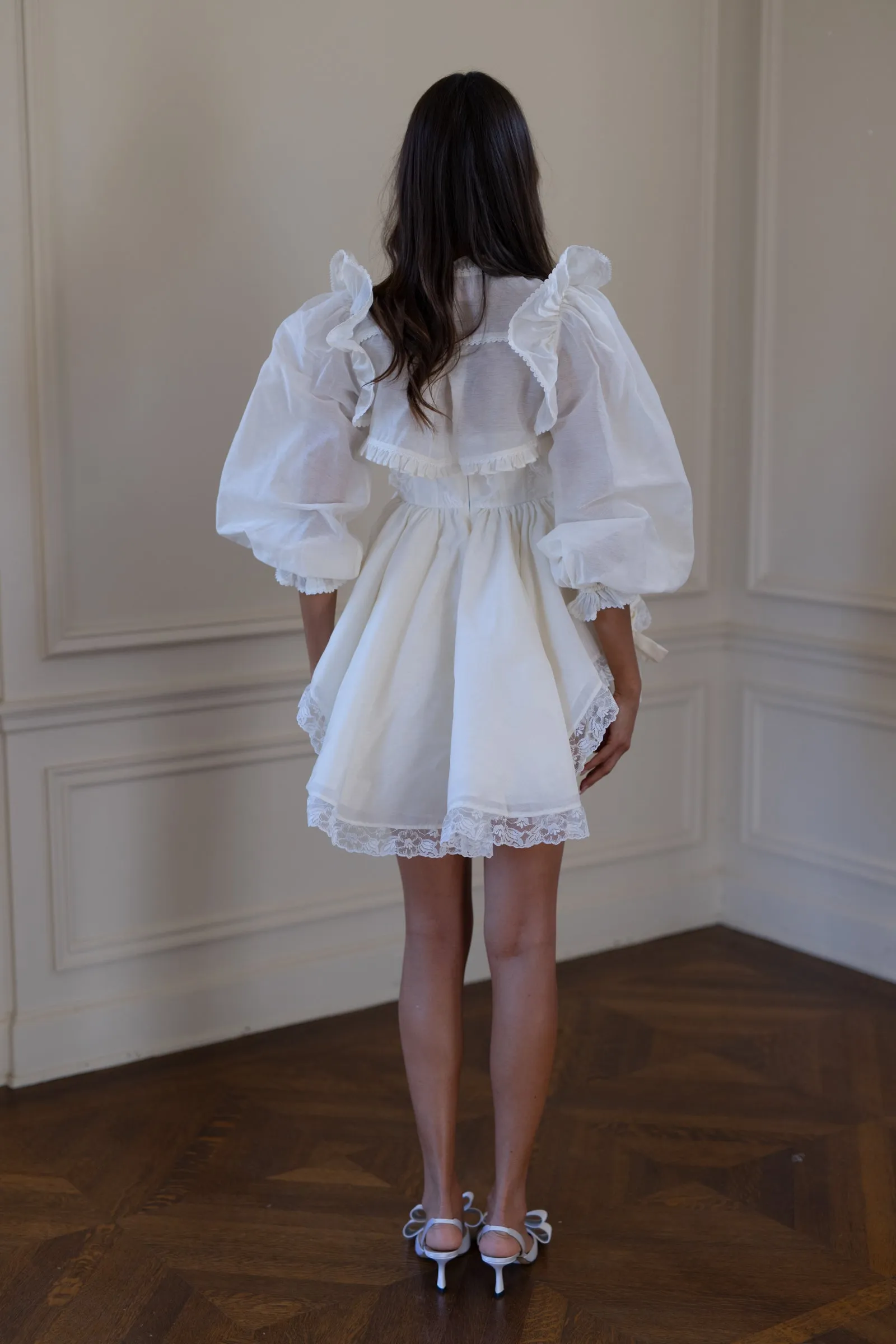 The Ivory Organdy Cake Shop Dress