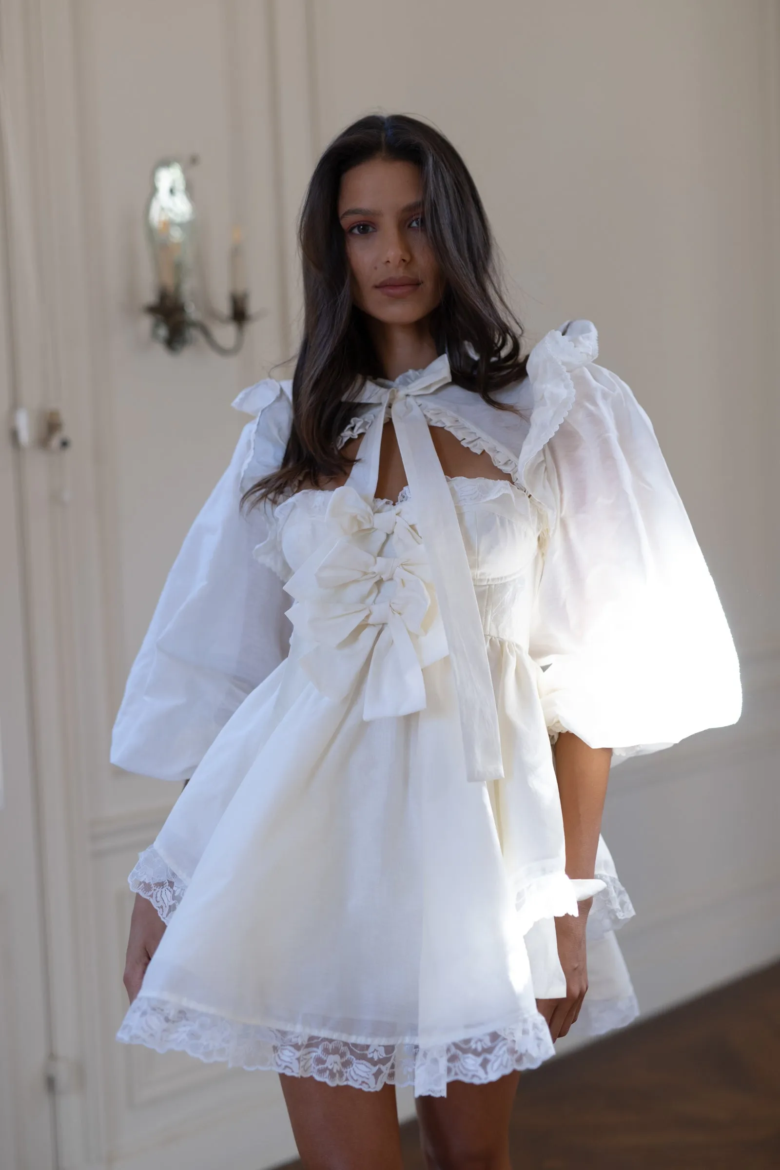 The Ivory Organdy Cake Shop Dress