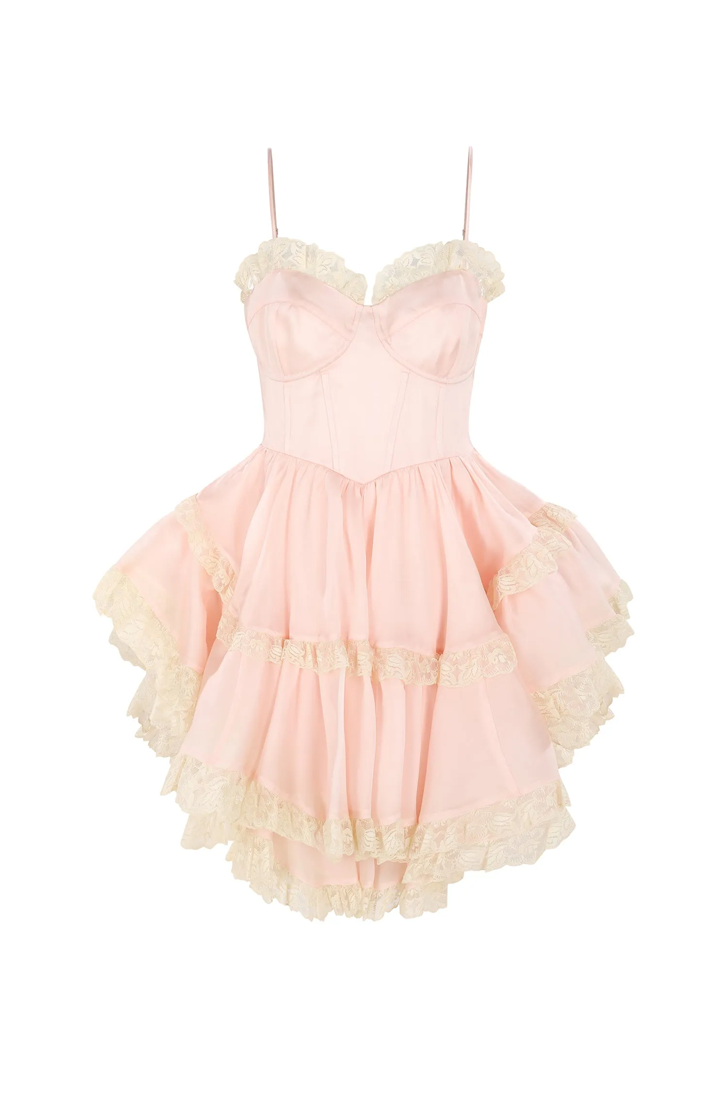 The Peach Skin Liaisons Mini Dress