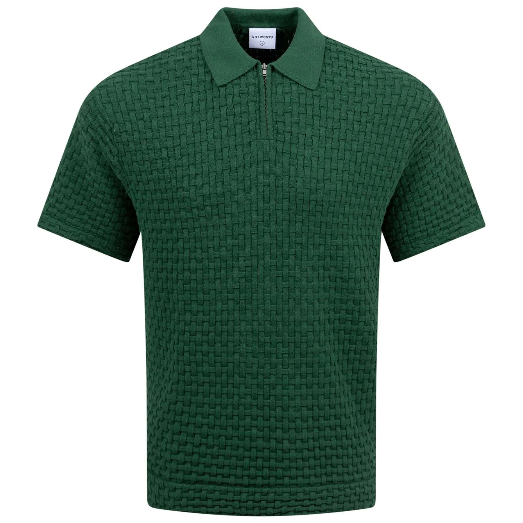 Theo Sweater Polo Green - AW24