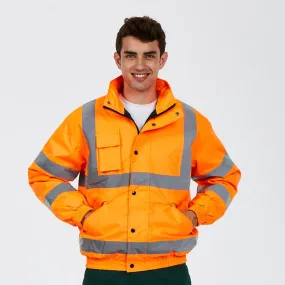 Uneek UC804 High Visibility Bomber Jacket