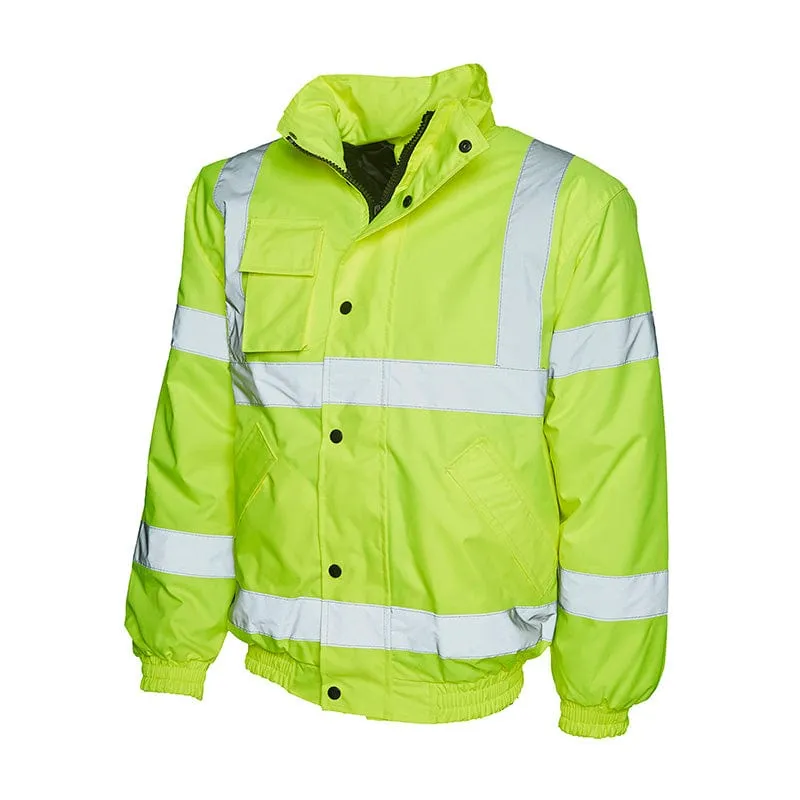 Uneek UC804 High Visibility Bomber Jacket