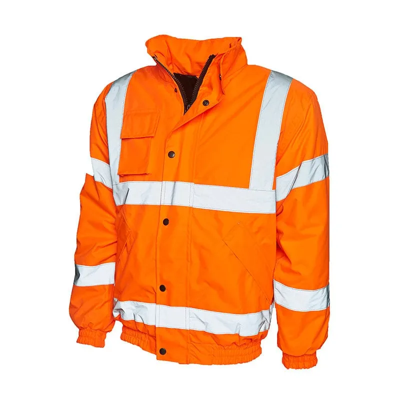 Uneek UC804 High Visibility Bomber Jacket