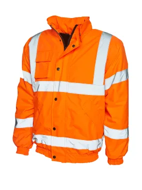 Unisex Hi-Vis Bomber Jacket