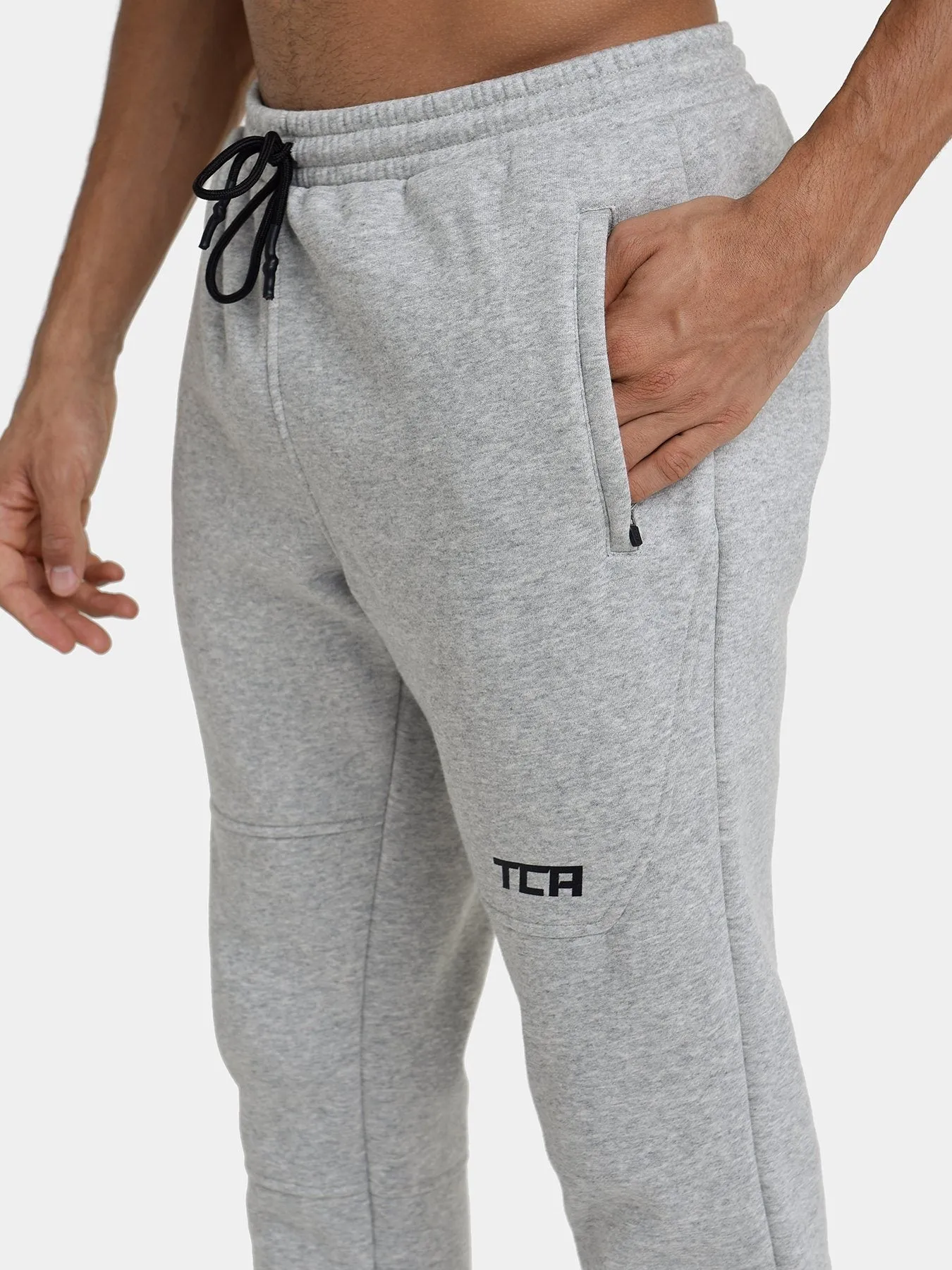 Utility Joggers Trackpant For Men With Side & Back Zip Pockets