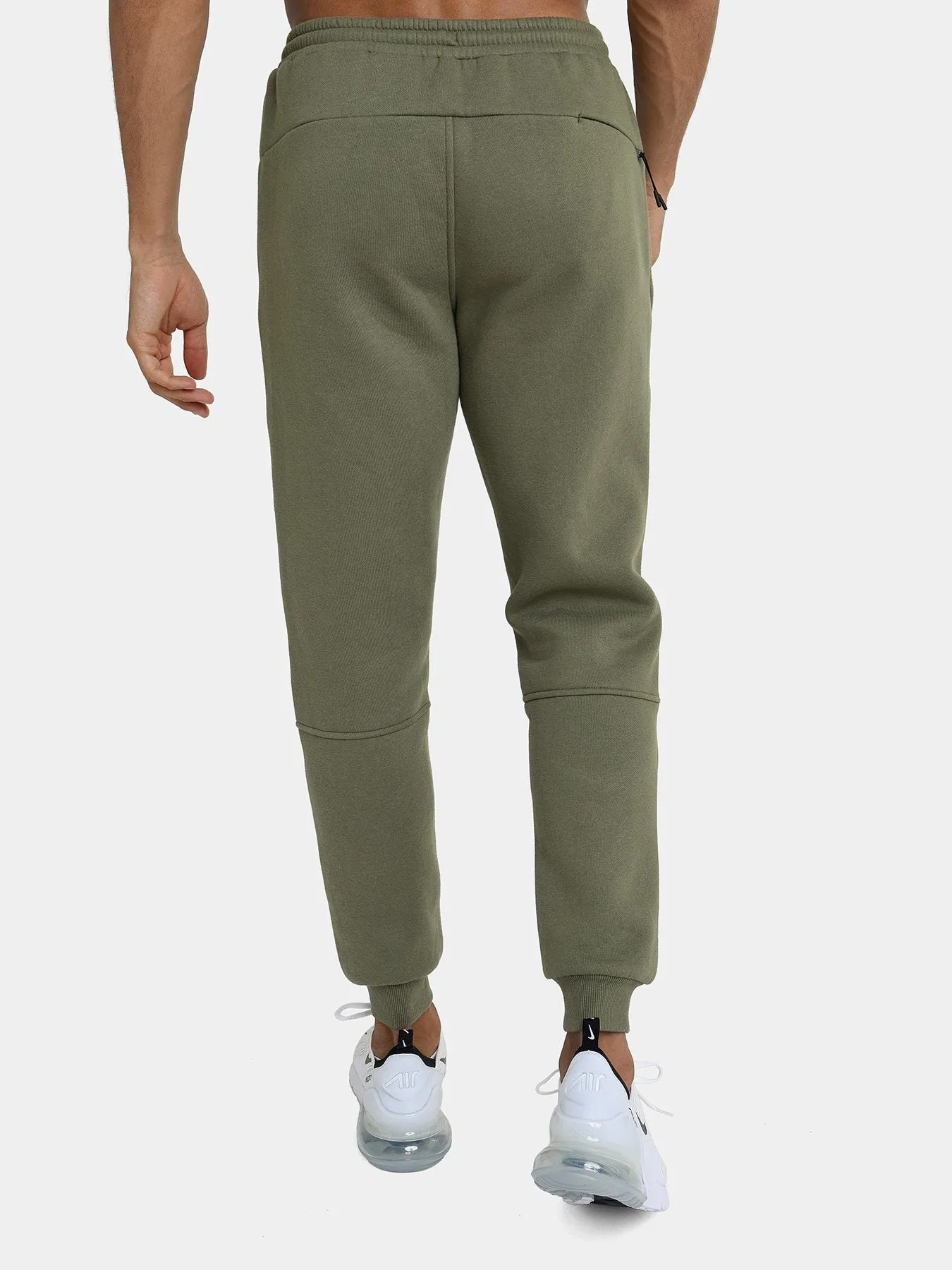 Utility Joggers Trackpant For Men With Side & Back Zip Pockets