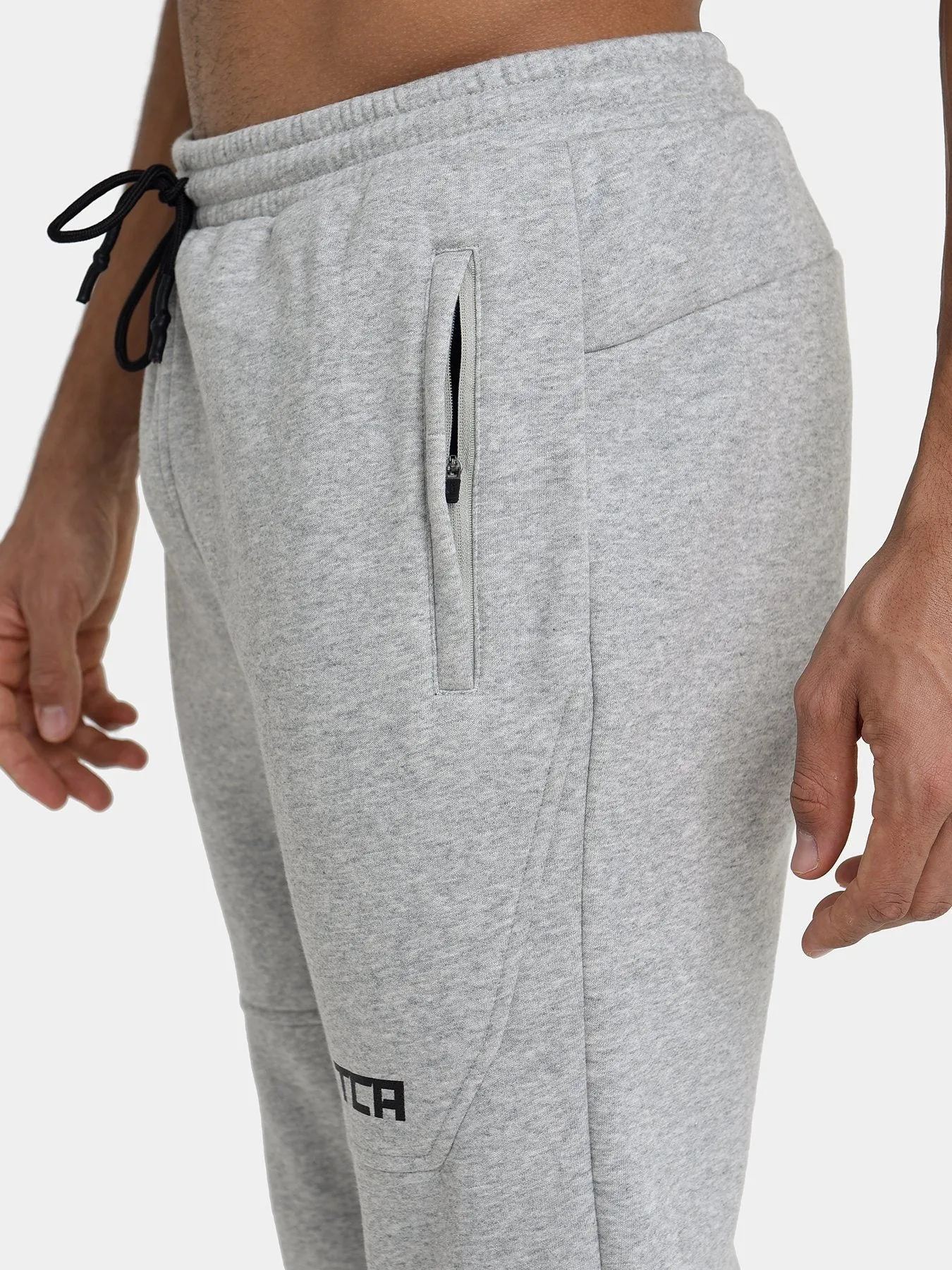 Utility Joggers Trackpant For Men With Side & Back Zip Pockets