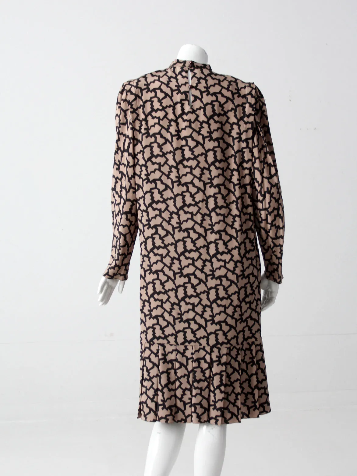 vintage 80's Pierre Cardin silk dress