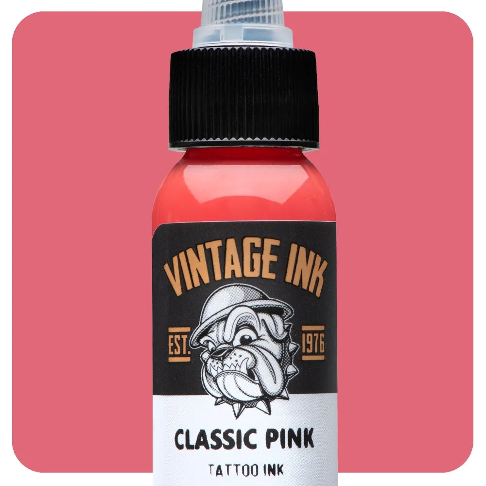 Vintage Ink Set of 18 — 1oz Bottles — Eternal Tattoo Ink