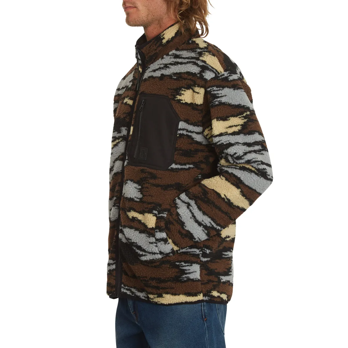 Volcom Muzzer Fuzzar Fleece Zip Jacket