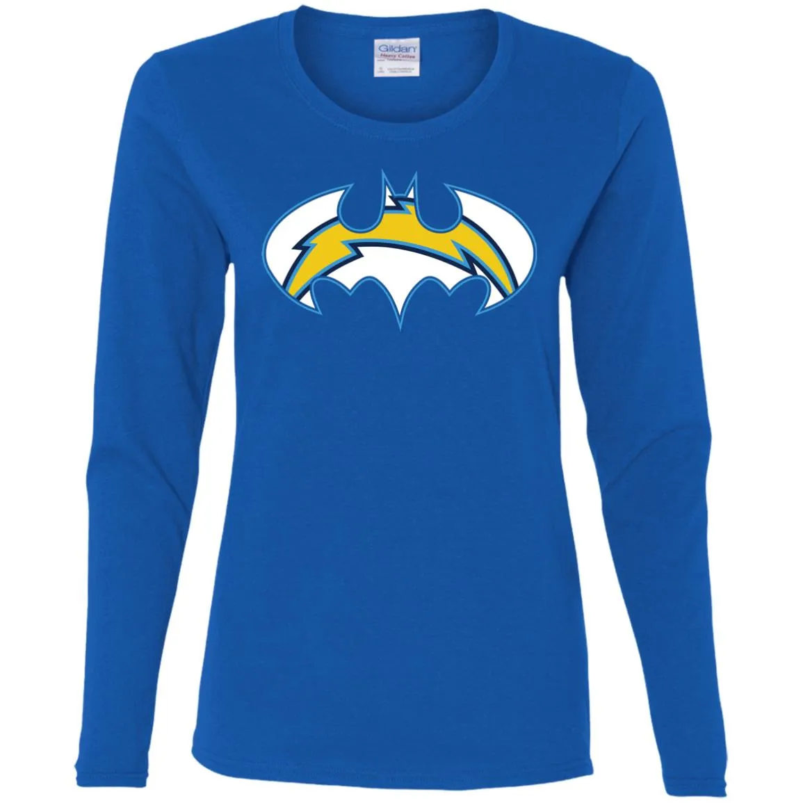 We Are The Los Angeles Chargers Batman Nfl Mashup Women Long Sleeve Shirt