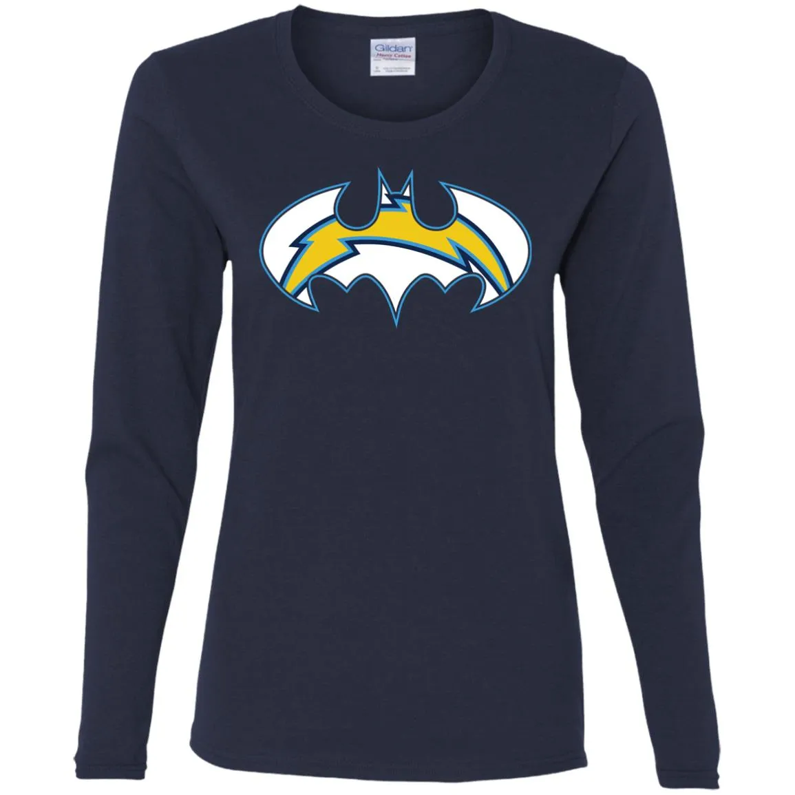 We Are The Los Angeles Chargers Batman Nfl Mashup Women Long Sleeve Shirt