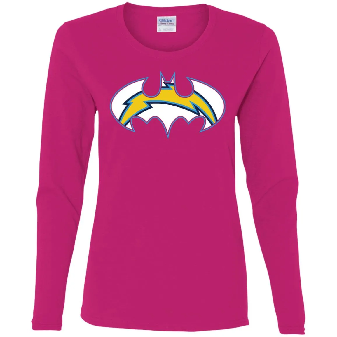 We Are The Los Angeles Chargers Batman Nfl Mashup Women Long Sleeve Shirt