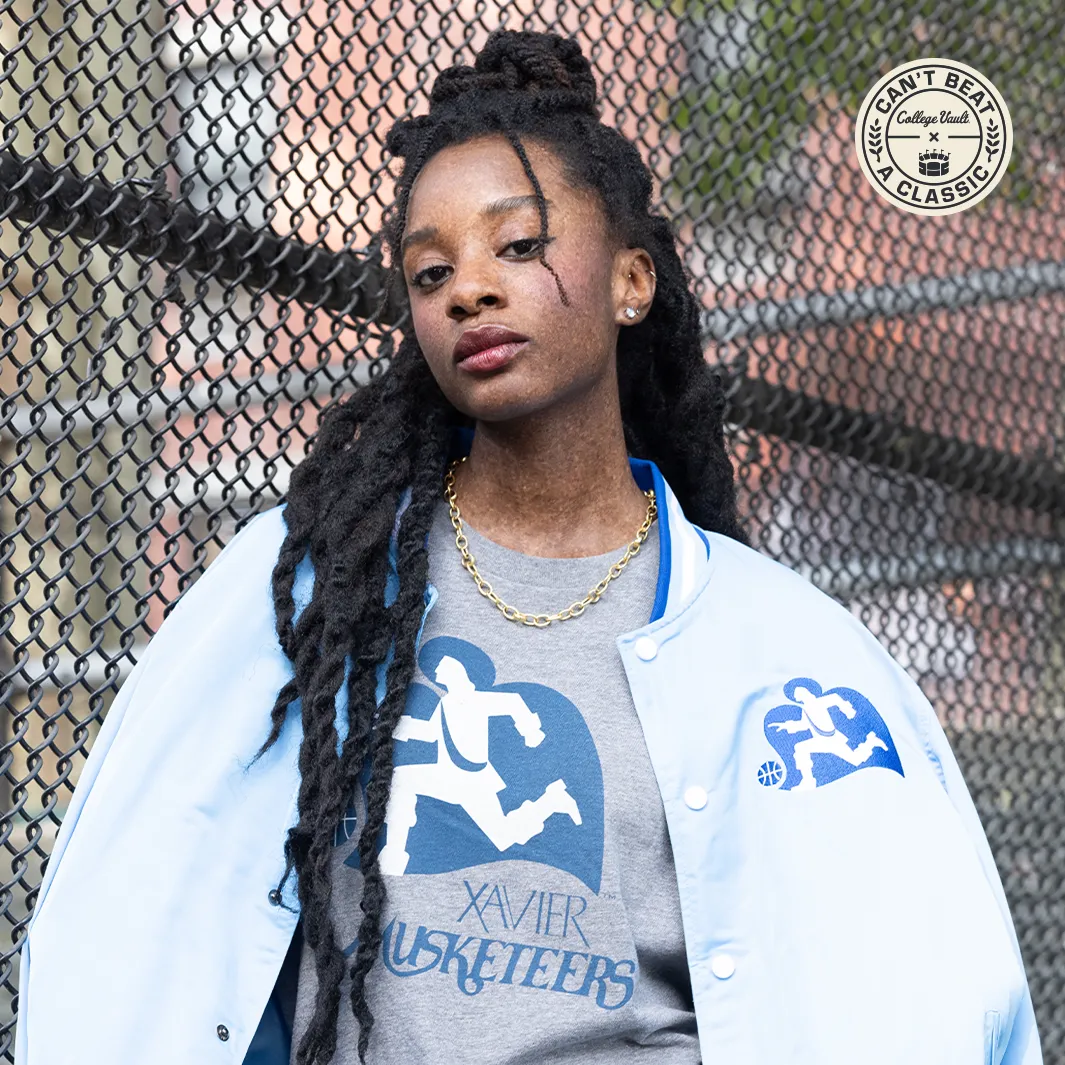 Xavier Musketeers Vintage Logo Bomber Jacket