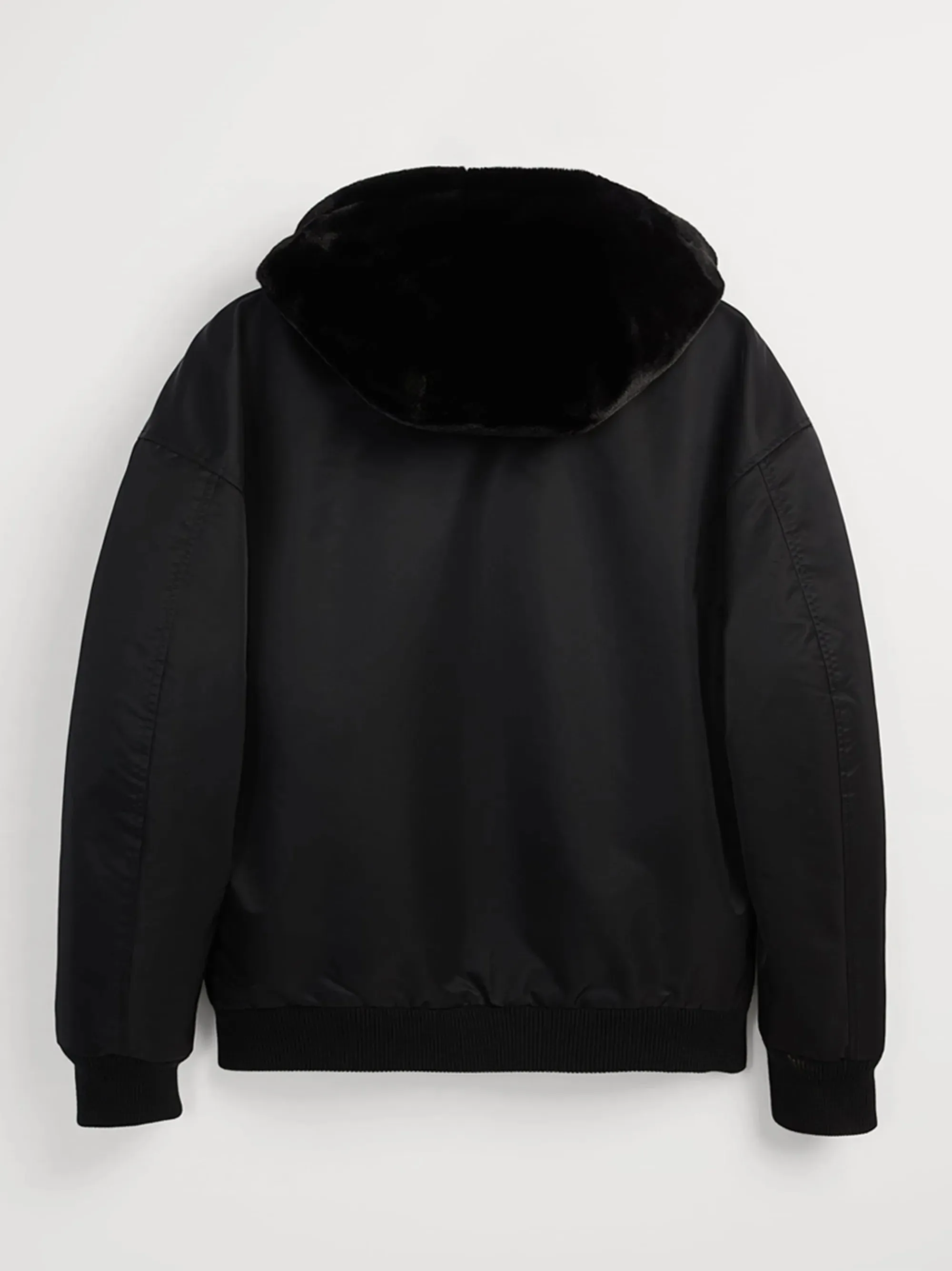 ZR Reversible Black Bomber Jacket